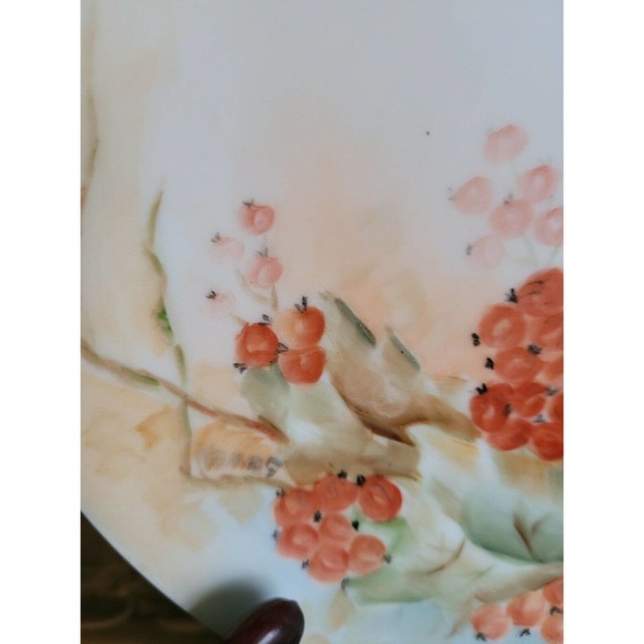 Silesia Germany Porcelain Hand Painted gooseberries Trio set - Picture 6 of 7